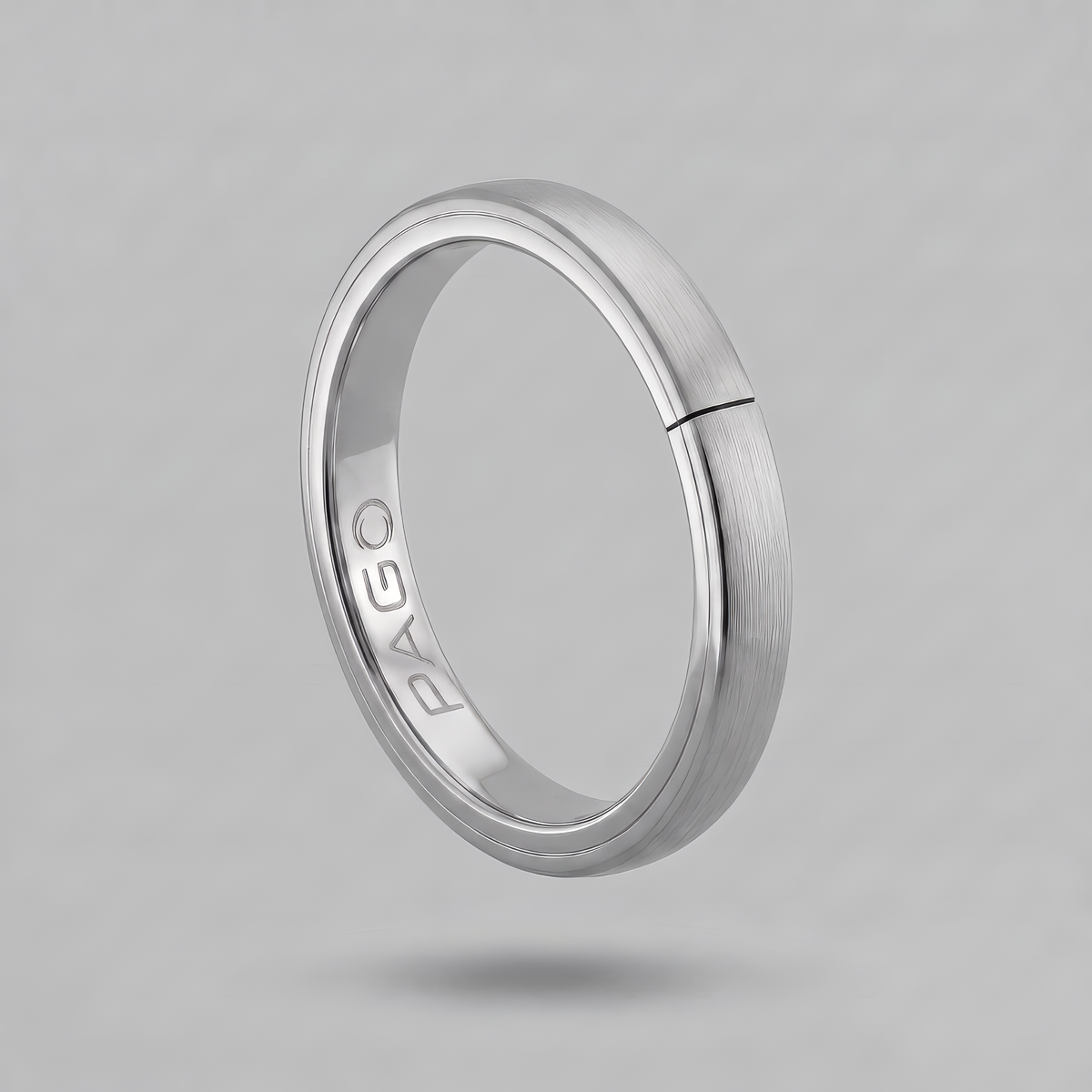 Ultra Slim Silver Rough PAGO